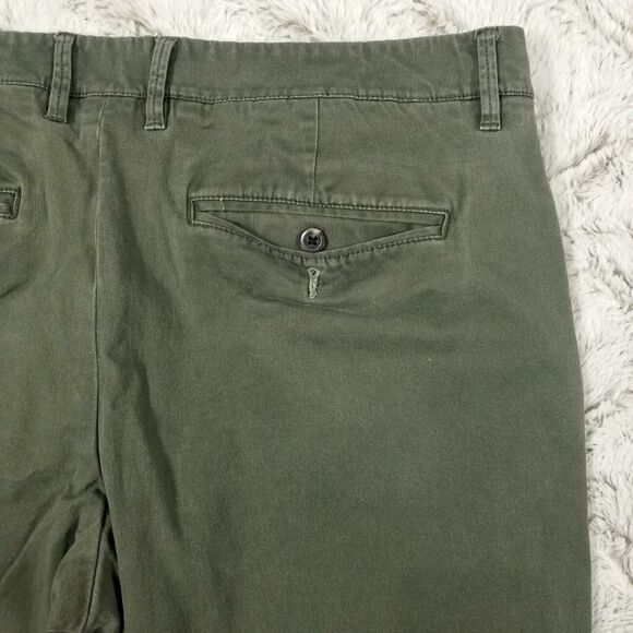 Goodfellow co Pants Chino Mens 38×32 Gray Flat front Straight - Picture 3 of 10